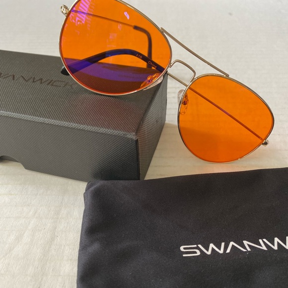 NWT Swanwick Night Swannies Large Aviator - Picture 7 of 16